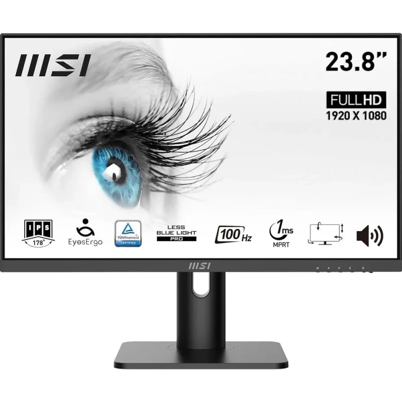 24 msi pro mp243xp fhd 100hz ips monitor 119 srgb 1ms amd freesync for business