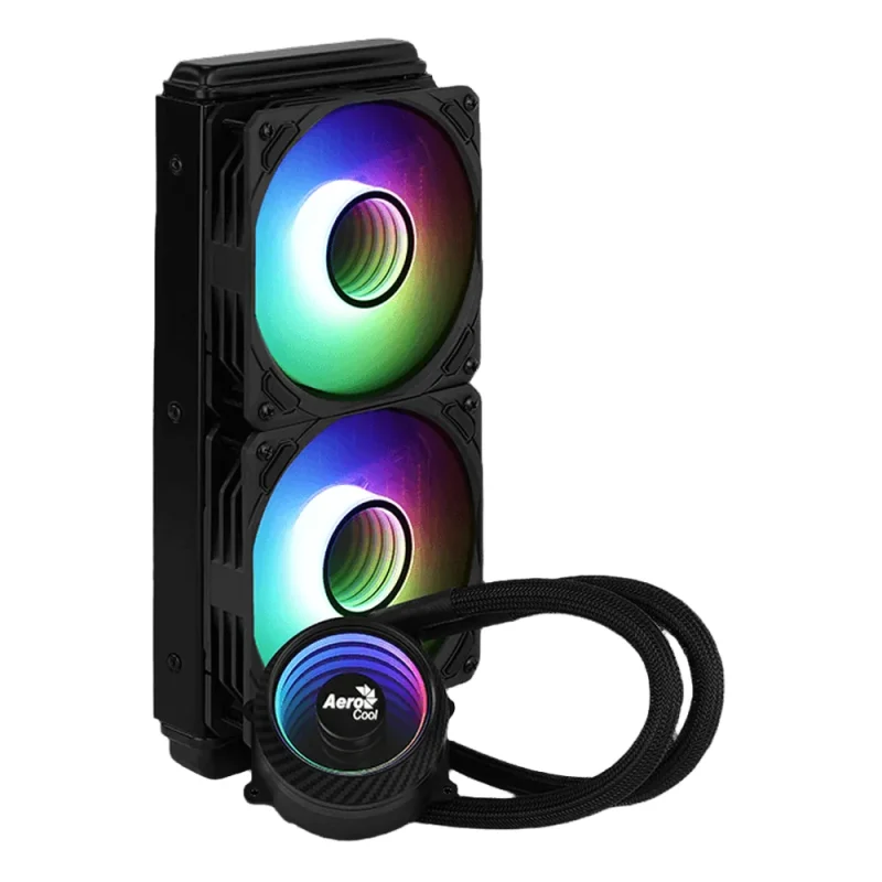 aerocool mirage l240 argb liquid cooler black