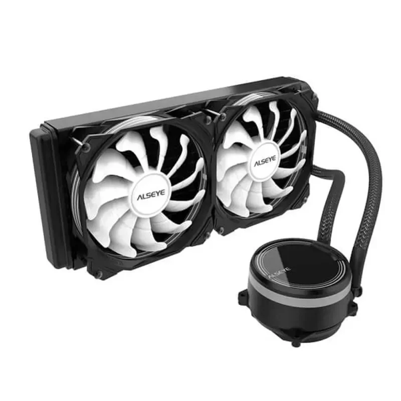 alseye m240b 240mm argb liquid cooler black