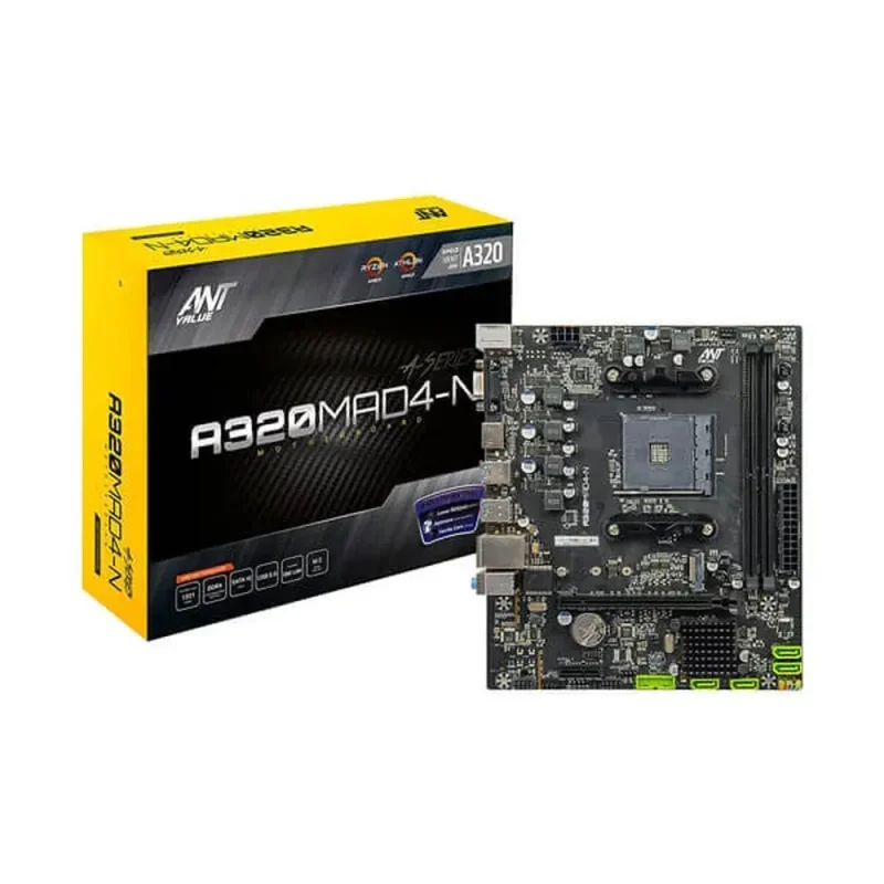 amd ddr4 motherboard ant value a320mad4 n