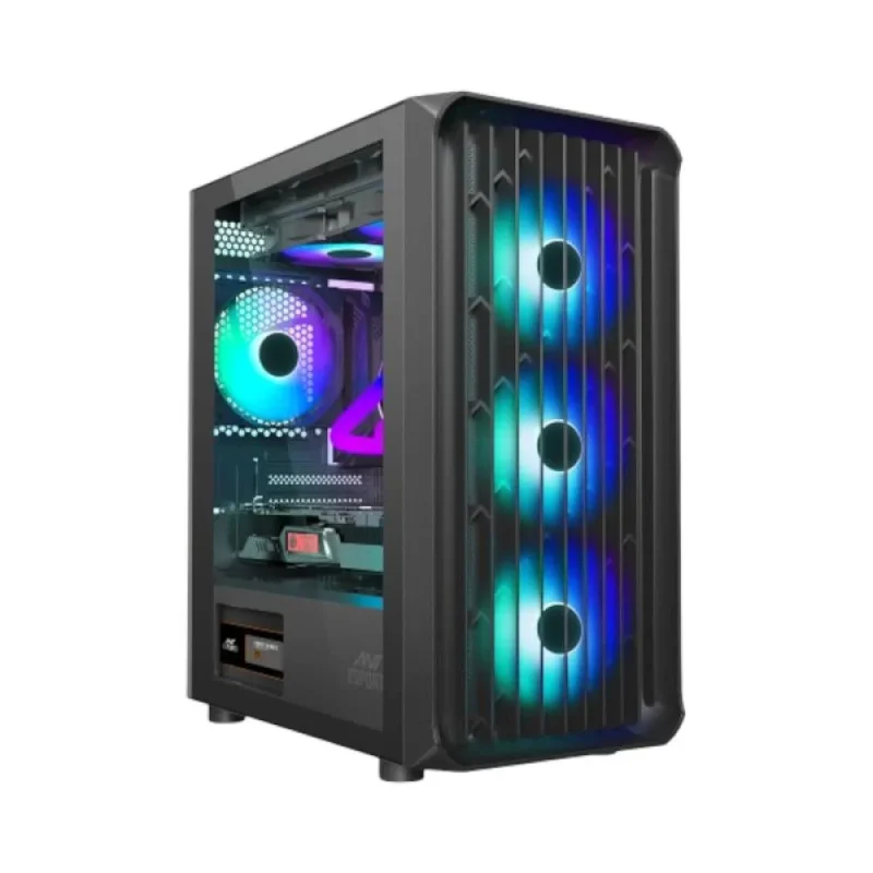 ant esports 205 air argb mid tower case black