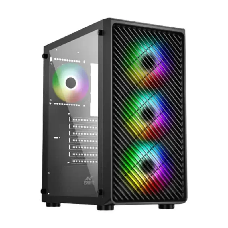 ant esports 211 air argb mid tower pc case black