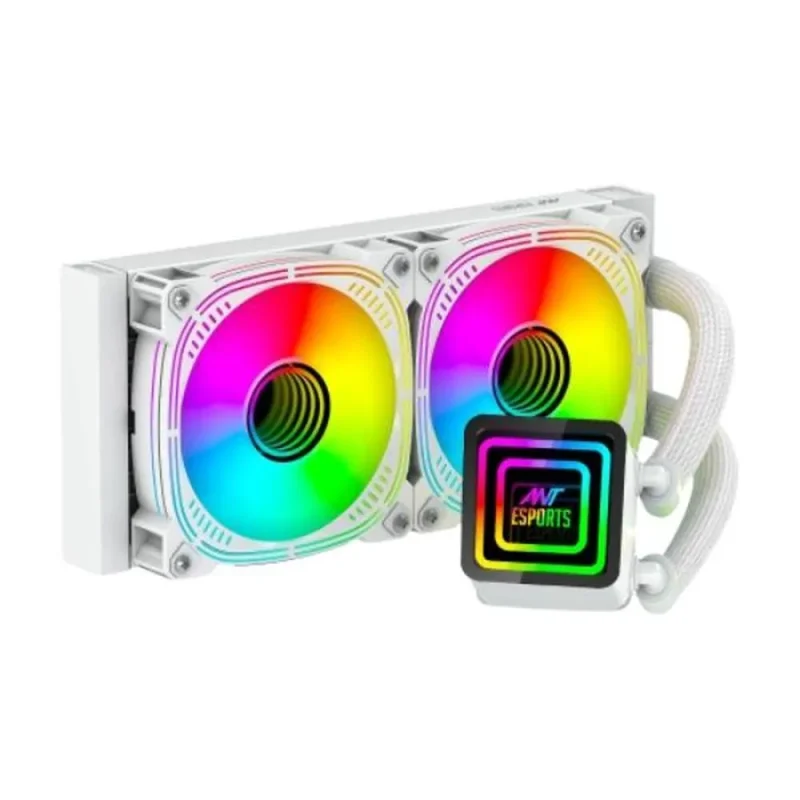 ant esports 240mm argb liquid cooler white