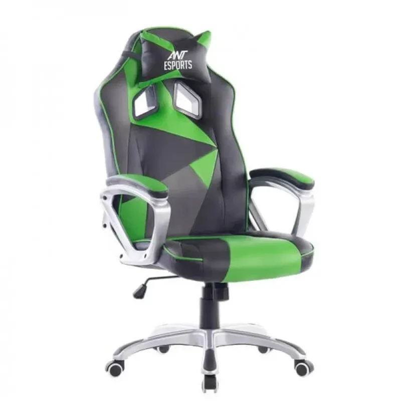 ant esports 8077 black green gaming chair