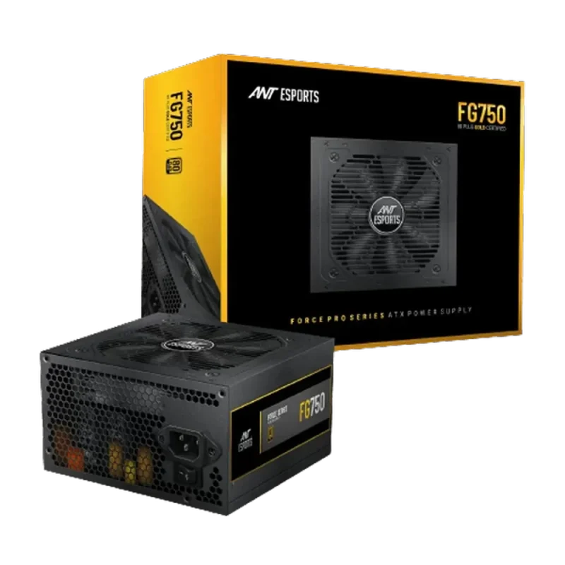 ant esports fg750 750w 80 gold atx power supply