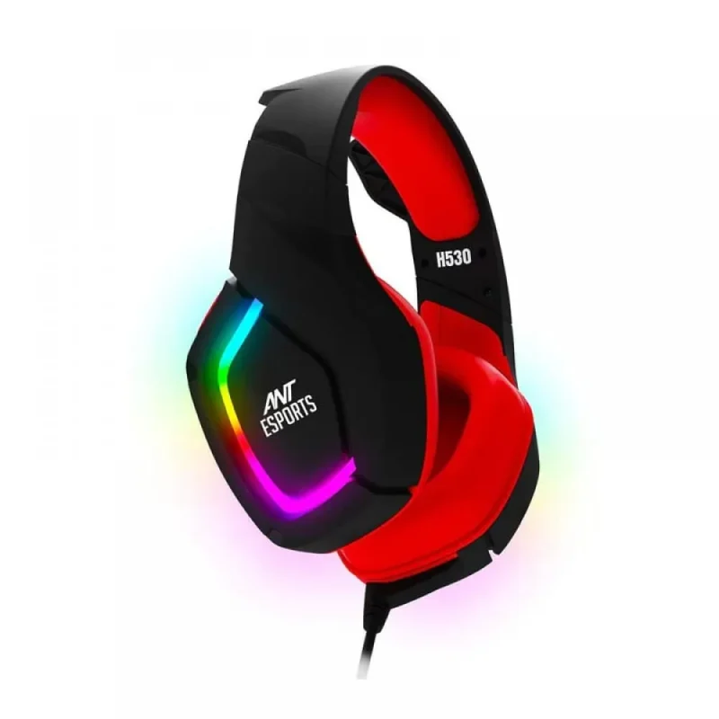 ant esports h530 pro rgb gaming headset black red pc mobile mac xbox ps5 ps4