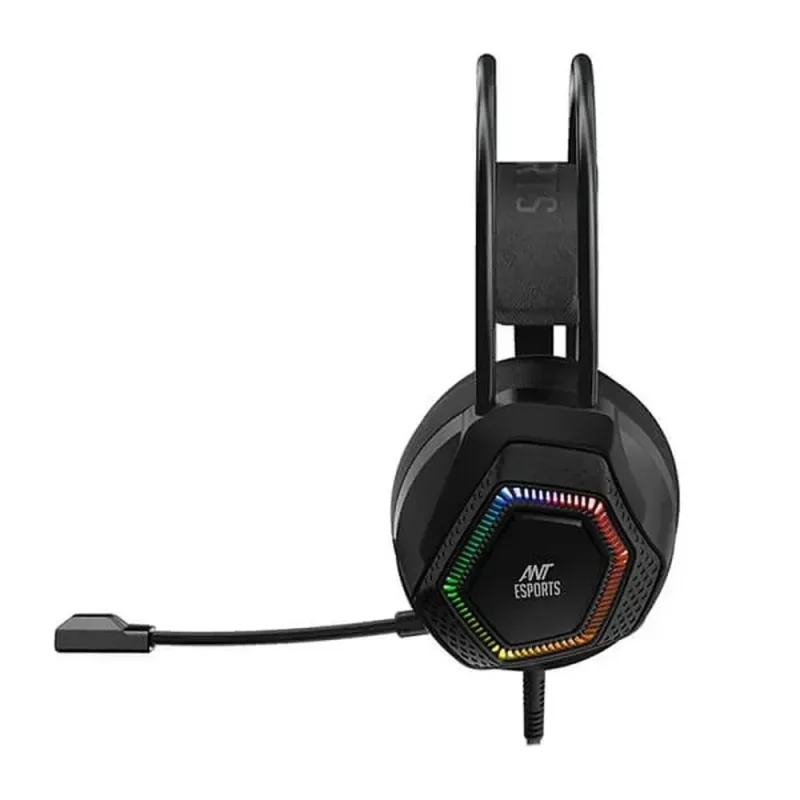 ant esports h560 rgb gaming headset black pc ps xbox mobile