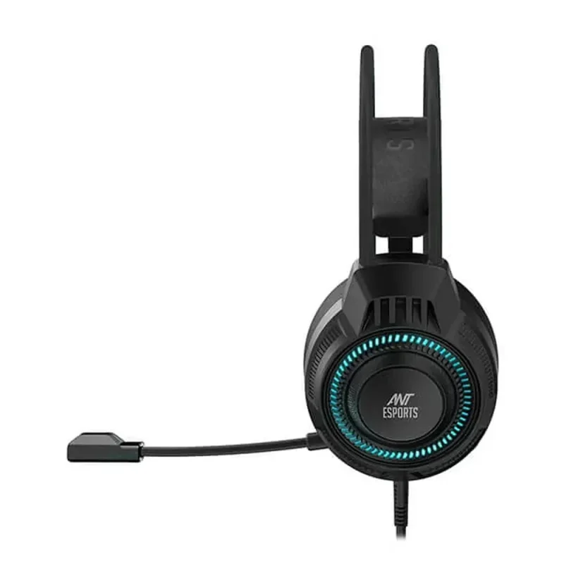 ant esports h580 pro black rgb wired gaming headset pc ps xbox mobile