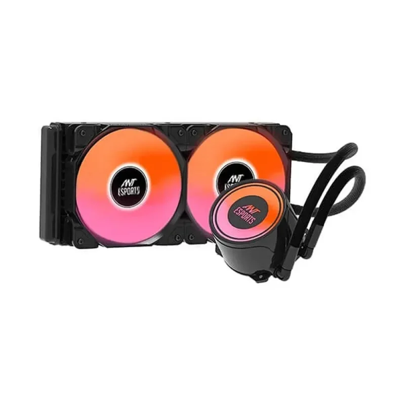 ant esports ice 240 argb 240mm cpu cooler black