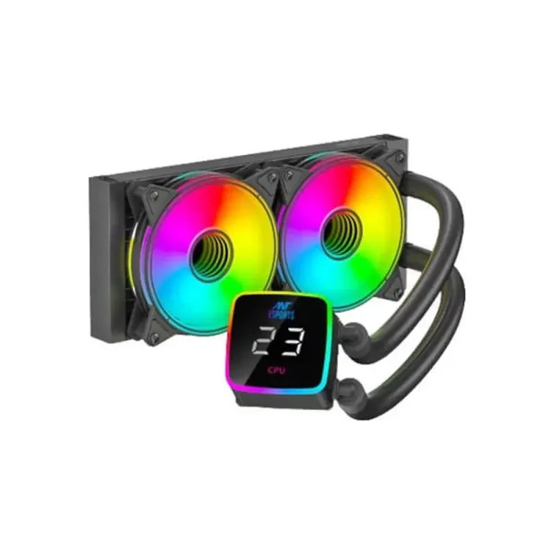 ant esports ice flow 240mm argb liquid cooler black