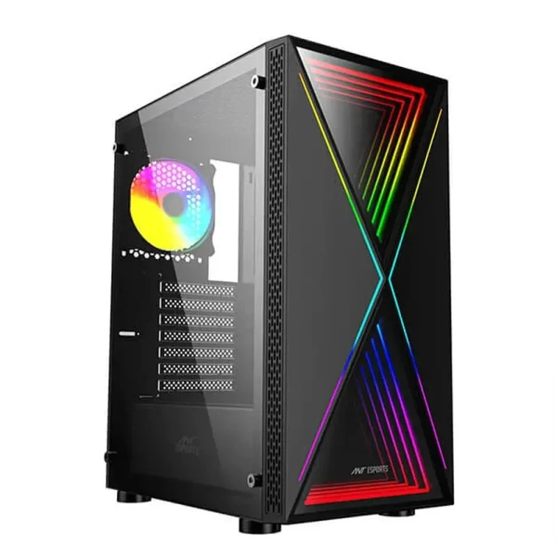 ant esports infinity x atx mid tower cabinet black