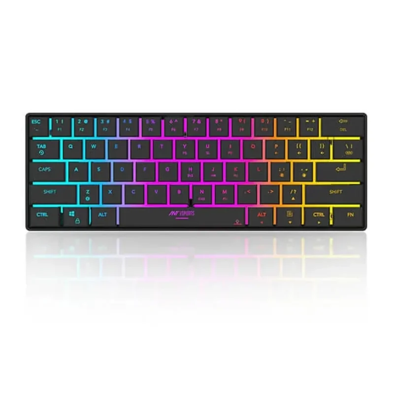 ant esports mk1500 mini wireless membrane gaming keyboard black