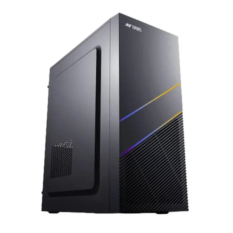 ant esports si24 black atx mid tower case