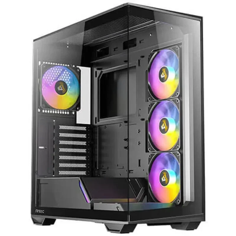 antec c3 argb black mid tower atx case