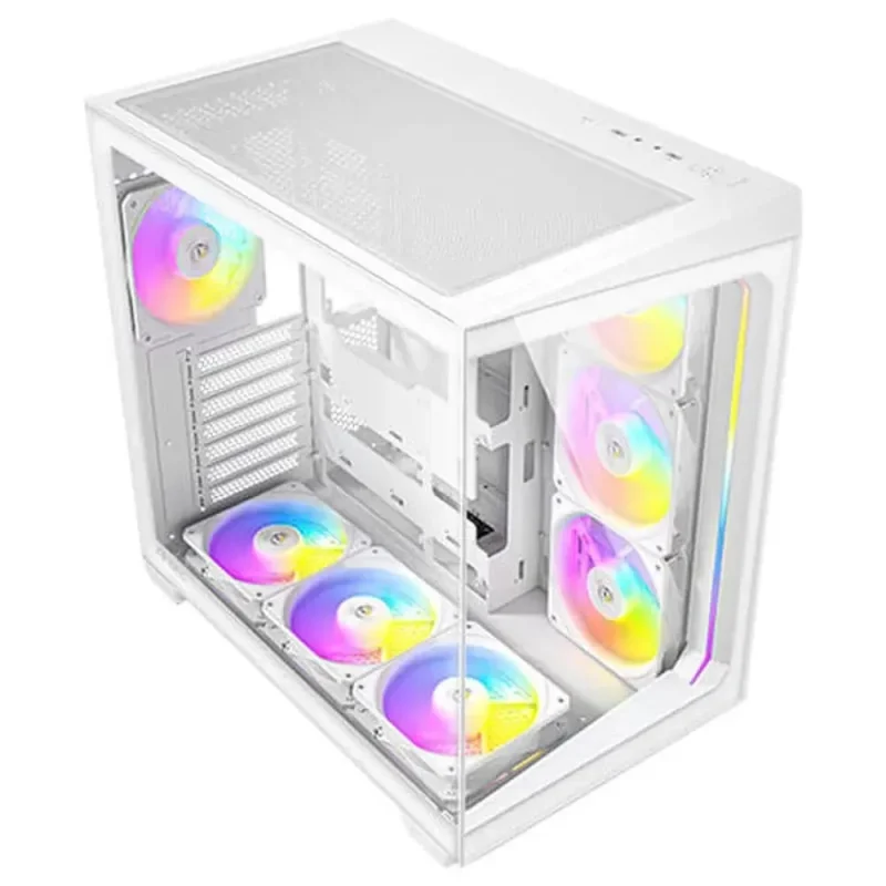 antec c5 argb white mid tower case