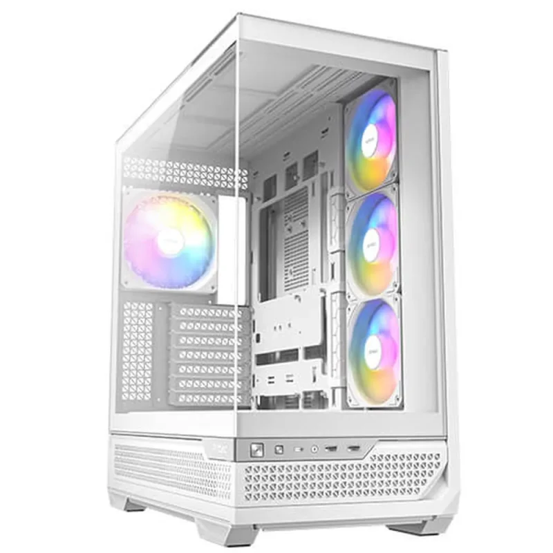 antec c7 argb white eatx mid tower case