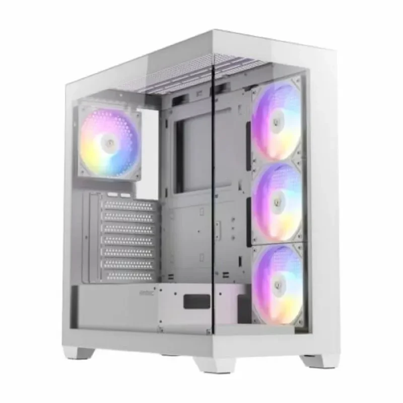 antec cx300 rgb elite white mid tower pc case