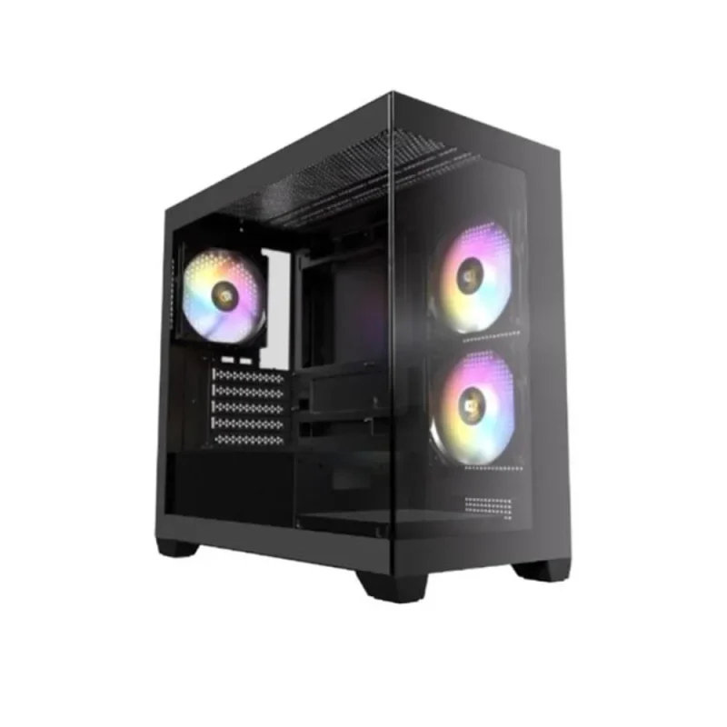 antec cx300m rgb mini tower pc case black