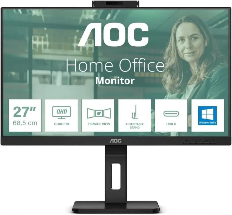 aoc 27 qhd 75hz ips gaming monitor 117 srgb 4ms adaptivesync