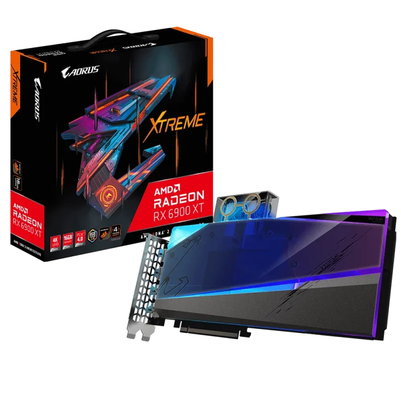 aorus rx 6900 xt waterforce wb 16gb amd graphics card