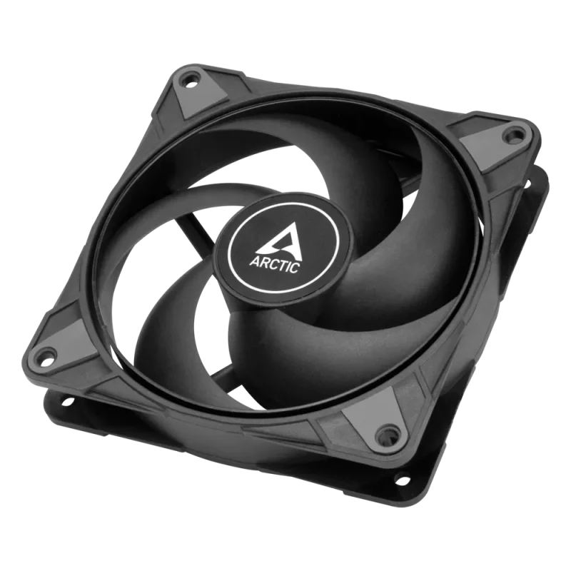 arctic p12 max 120mm black cabinet fan high performance cooling