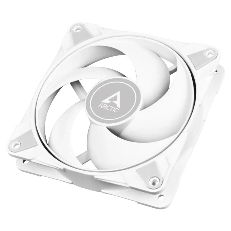 arctic p12 max 120mm white pc fan high performance cooling