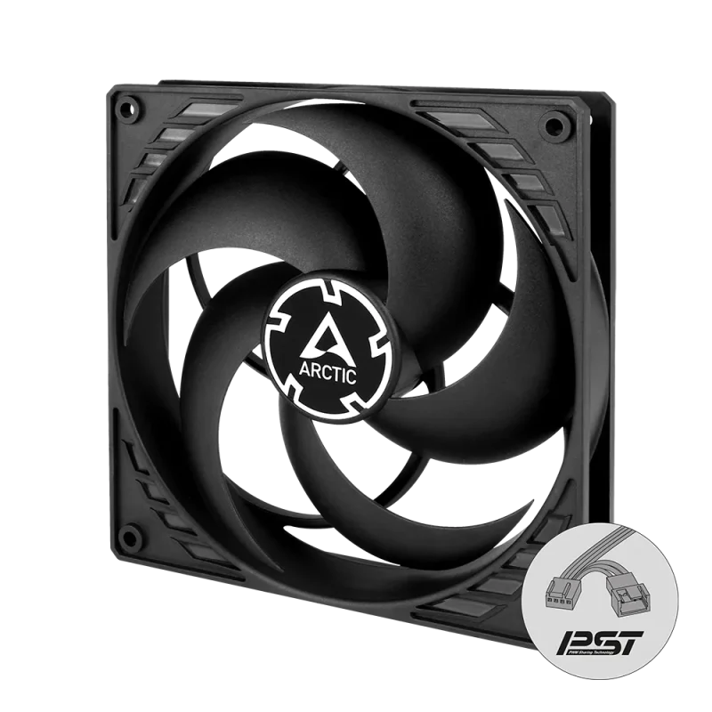 arctic p14 140mm pwm black case fan high performance cooling