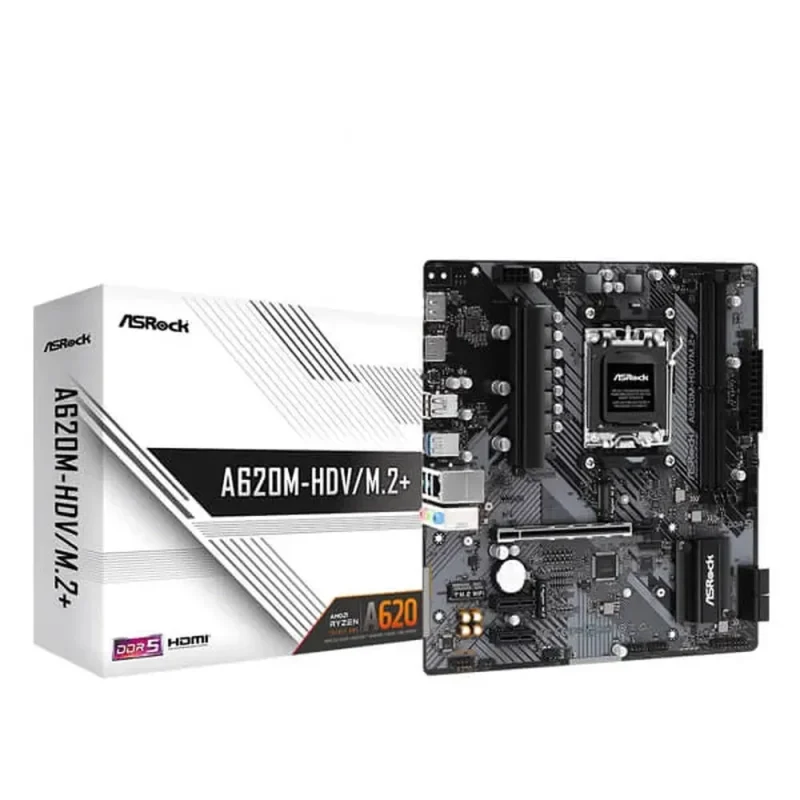 asrock a620m hdv m 2 ddr5 amd motherboard 1