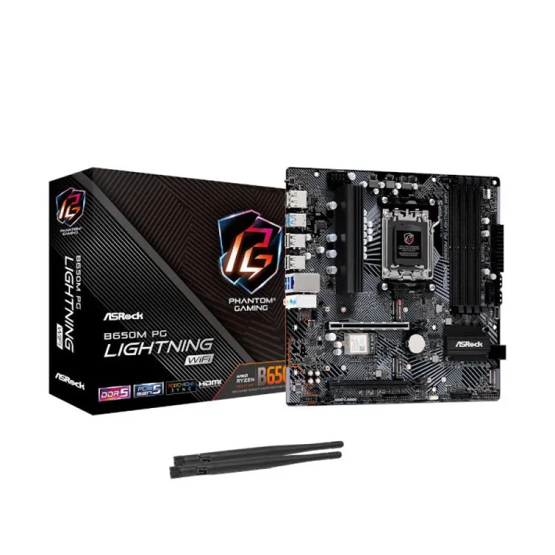 asrock b650m pg lightning wifi ddr5 motherboard