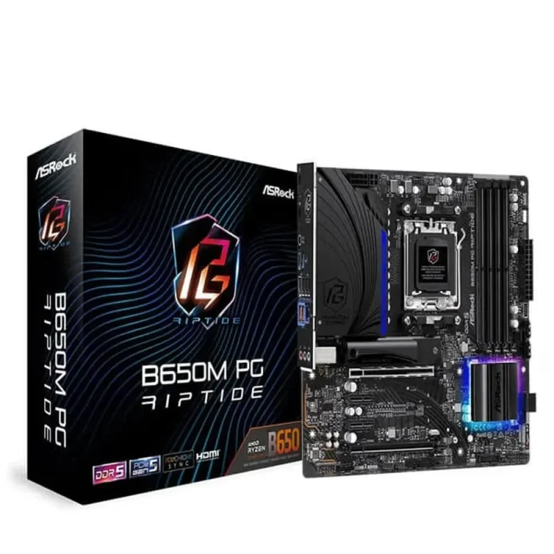 asrock b650m phantom gaming ddr5 amd motherboard