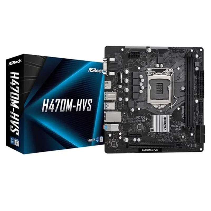 asrock h470m hvs ddr4 intel motherboard