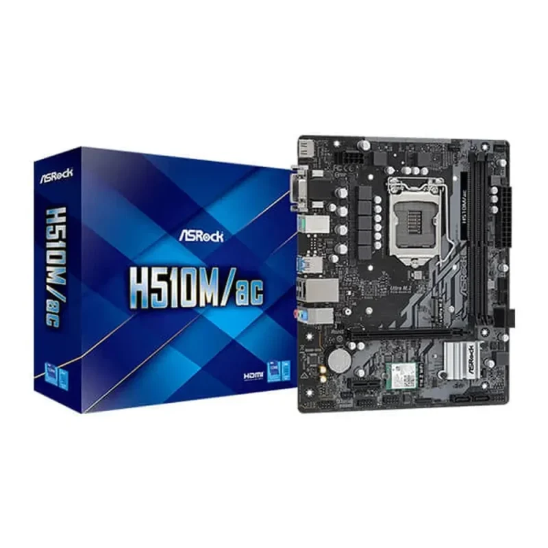 asrock h510m ac wifi ddr4 intel motherboard