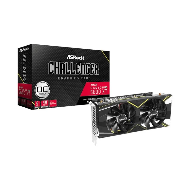 asrock radeon rx 5600 xt oc 6gb graphics card