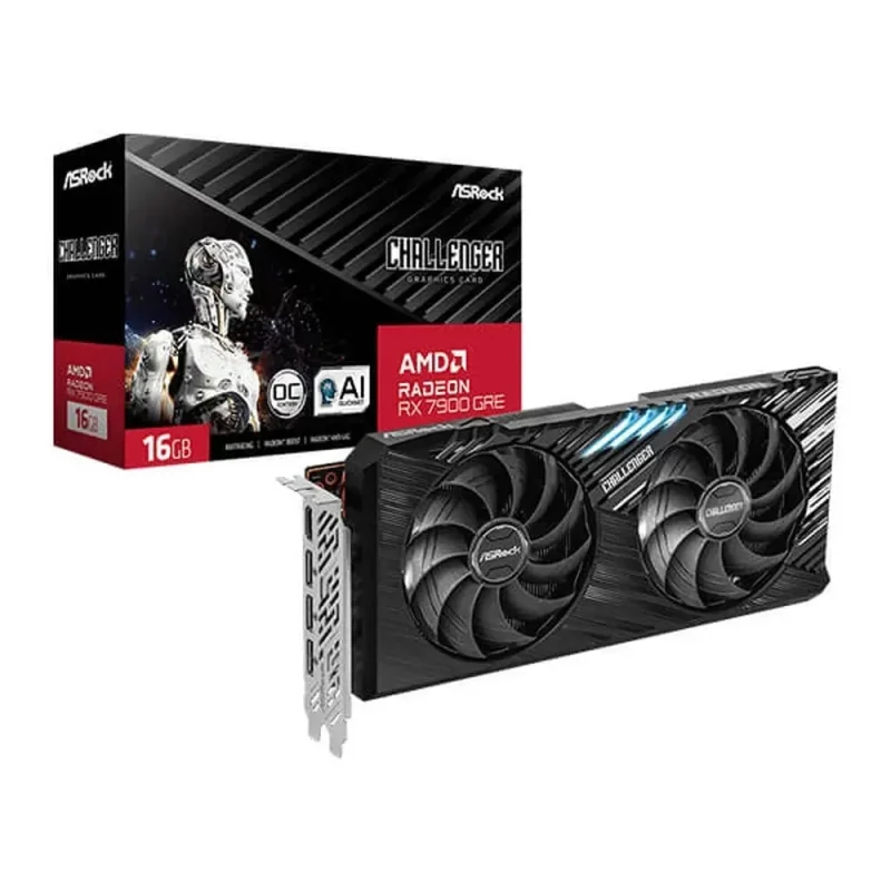 asrock radeon rx 7900 gre 16gb oc graphics card