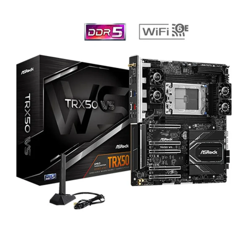 asrock trx50 ws eatx motherboard for ryzen threadripper