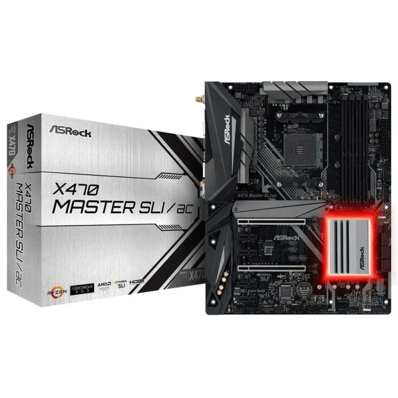 asrock x470 master sli ac ddr4 amd motherboard