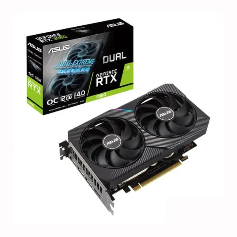 asus dual rtx 3060 oc v2 lhr 12gb graphics card