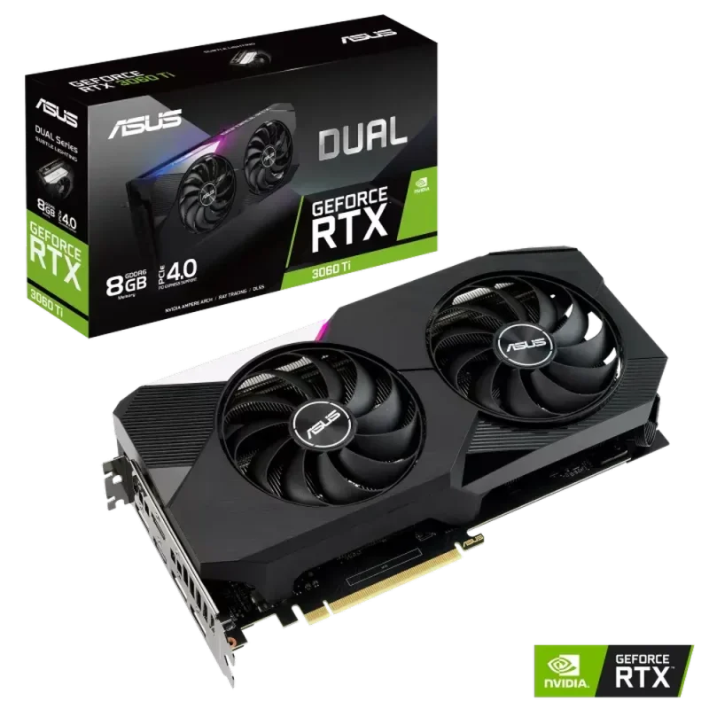 asus dual rtx 3060 ti 8gb gaming graphics card