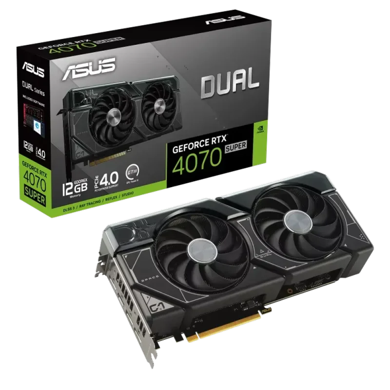 asus dual rtx 4070 super 12gb graphics card