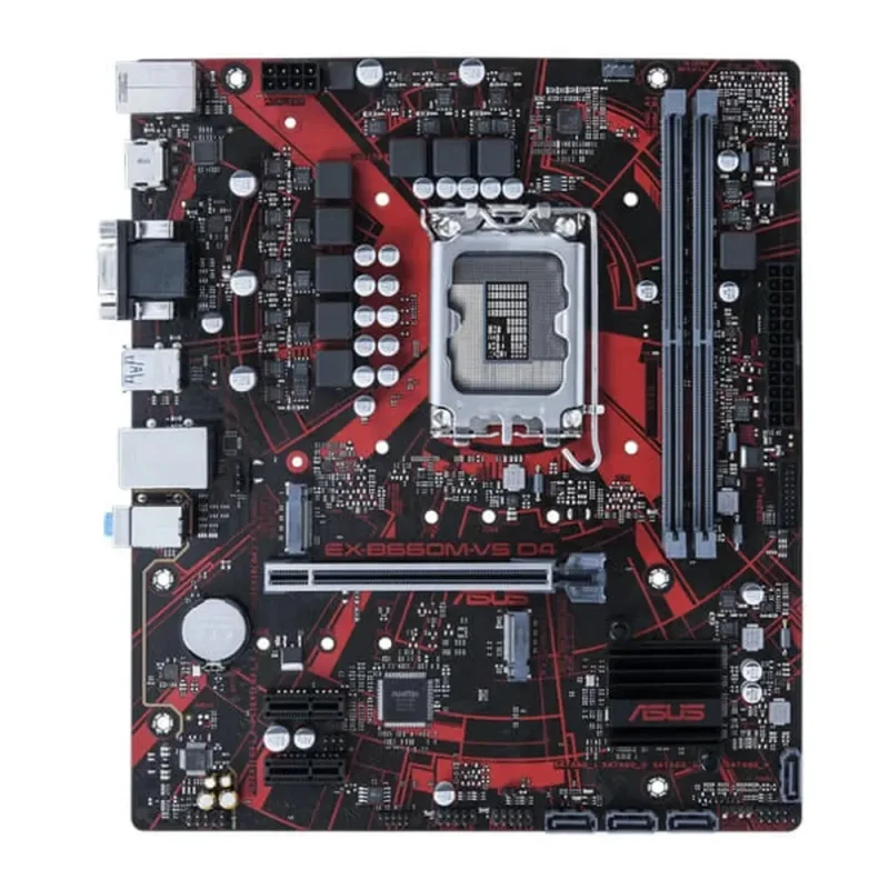 asus ex b660m v5 ddr4 intel motherboard