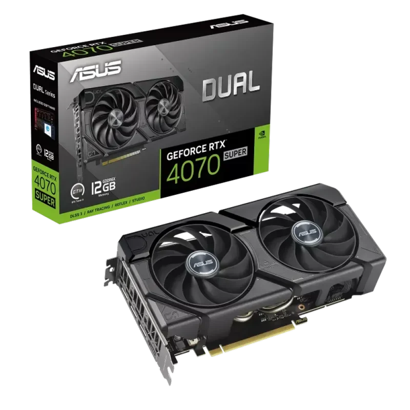 asus geforce rtx 4070 super evo 12gb gaming graphics card