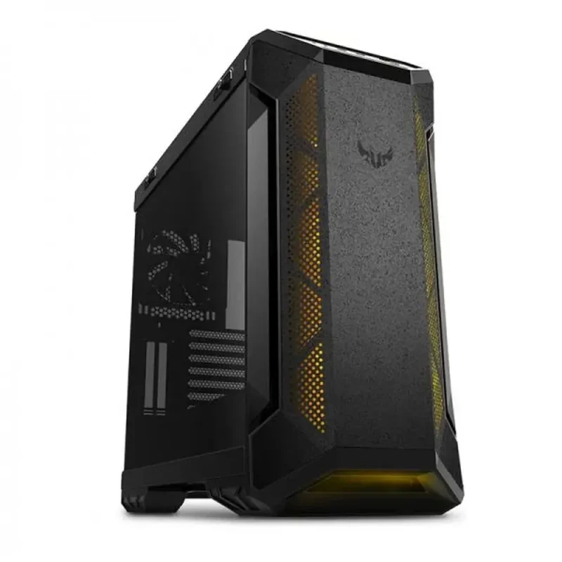 asus gt501 rgb eatx mid tower case black