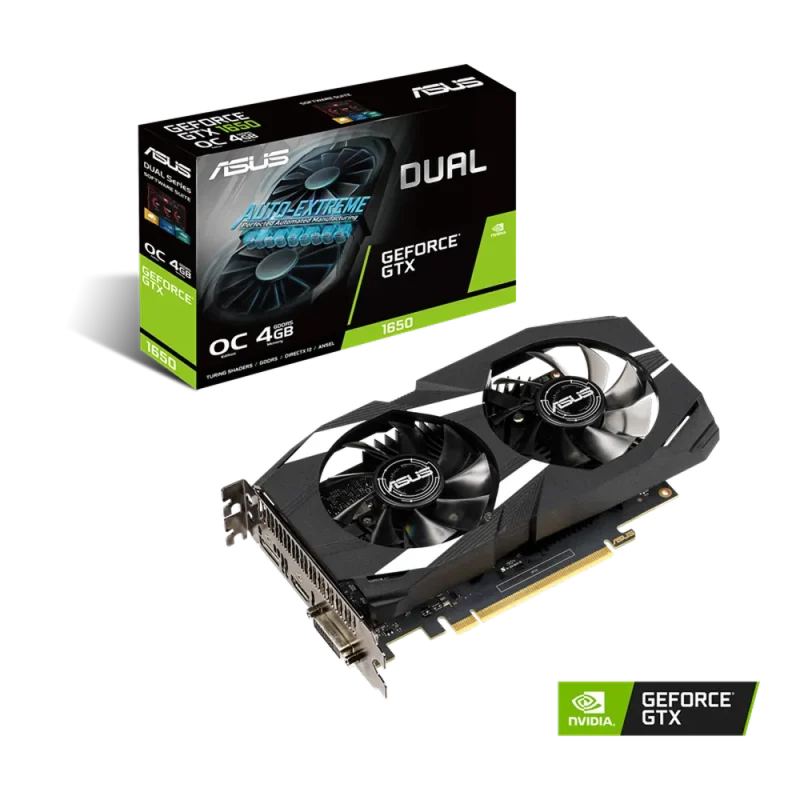 asus gtx 1650 dual oc 4gb graphics card