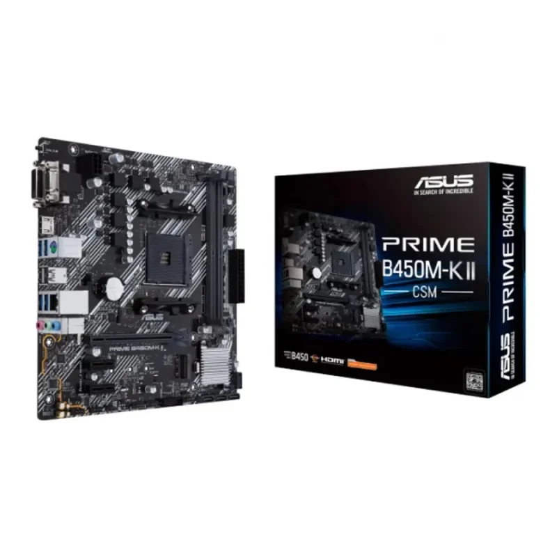 asus prime b450m k ii ddr4 intel motherboard