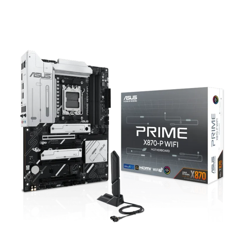 asus prime x870 p wifi ddr5 amd motherboard