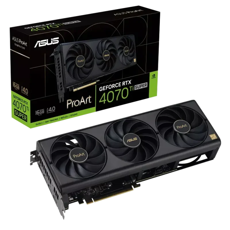 asus proart rtx 4070 ti super 16gb graphics card