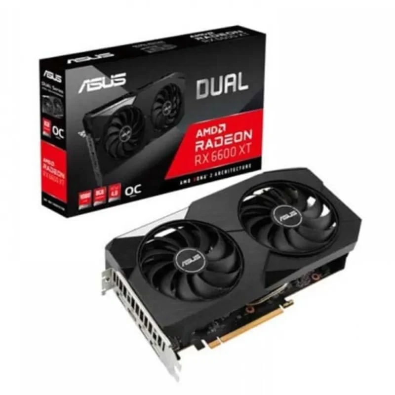 asus radeon rx 6600 xt oc 8gb graphics card