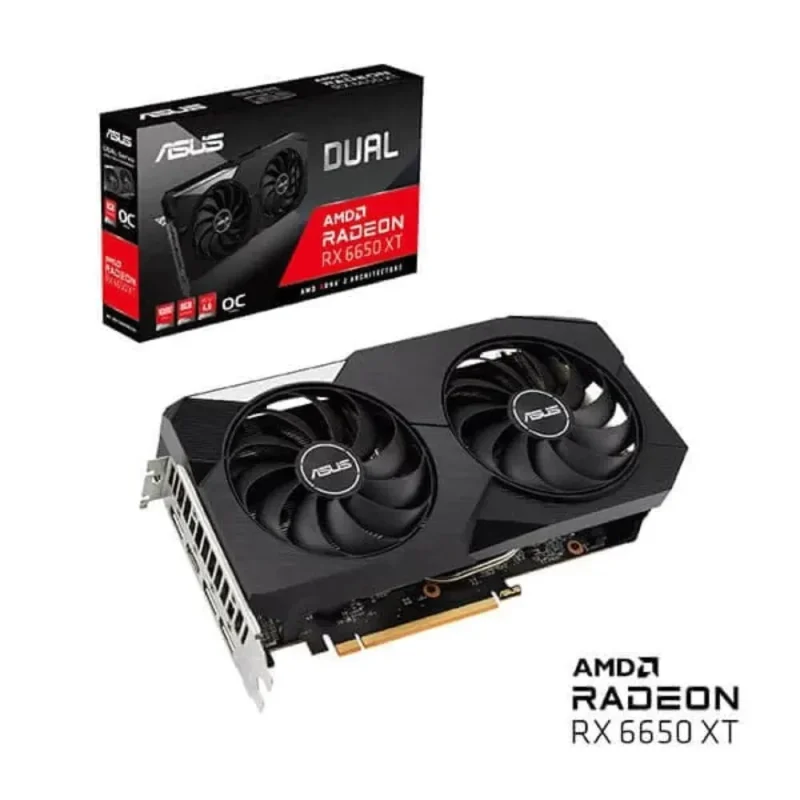 asus radeon rx 6650 xt 8gb oc graphics card