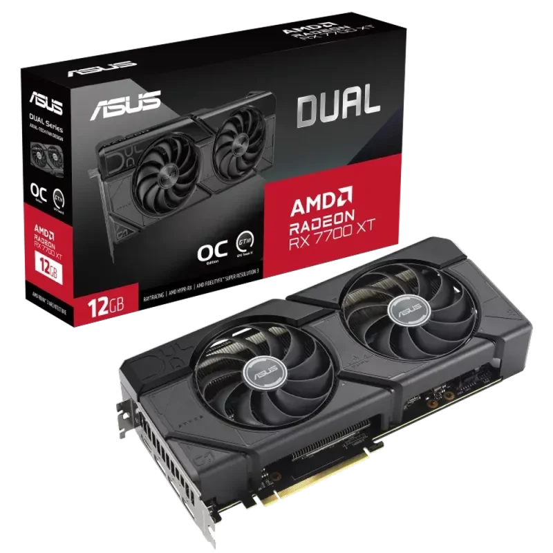 asus radeon rx 7700 xt oc 12gb graphic card