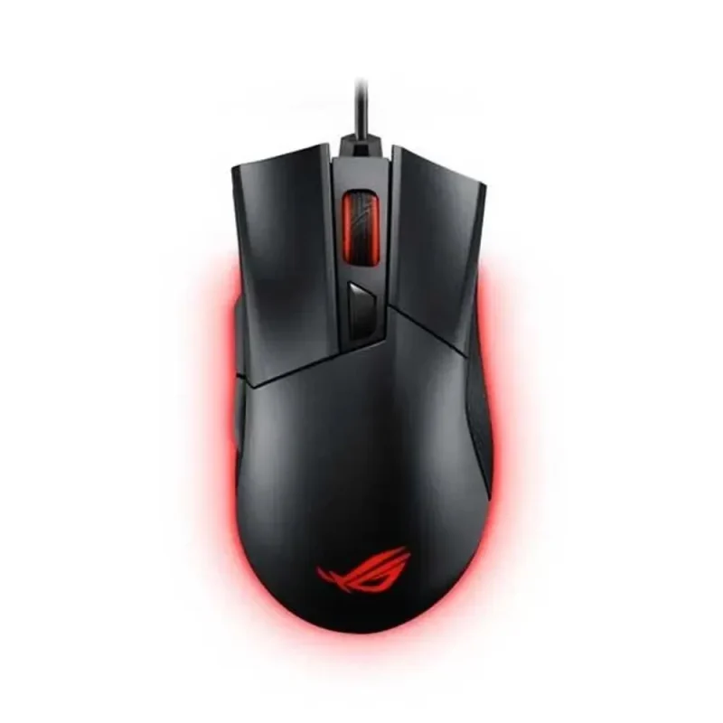 asus rog gladius ii core rgb gaming mouse 6200dpi 6 macro buttons black